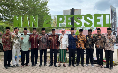 Kakanwil Kemenag Sumbar Tinjau Gedung MAN 2 Pesisir Selatan