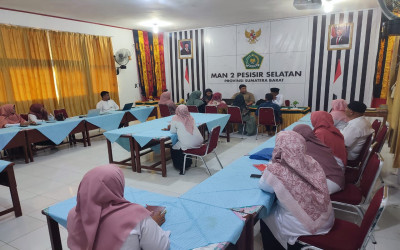 BPKP Provinsi Sumatera Barat Lakukan Monitoring dan Pembinaan di MAN 2 Pesisir Selatan
